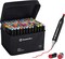 Alcohol Markers, Chisel & Fine Dual Tips,Paint Markers For Coloring, Drawing, Sketching (Black Barrel, 120)
